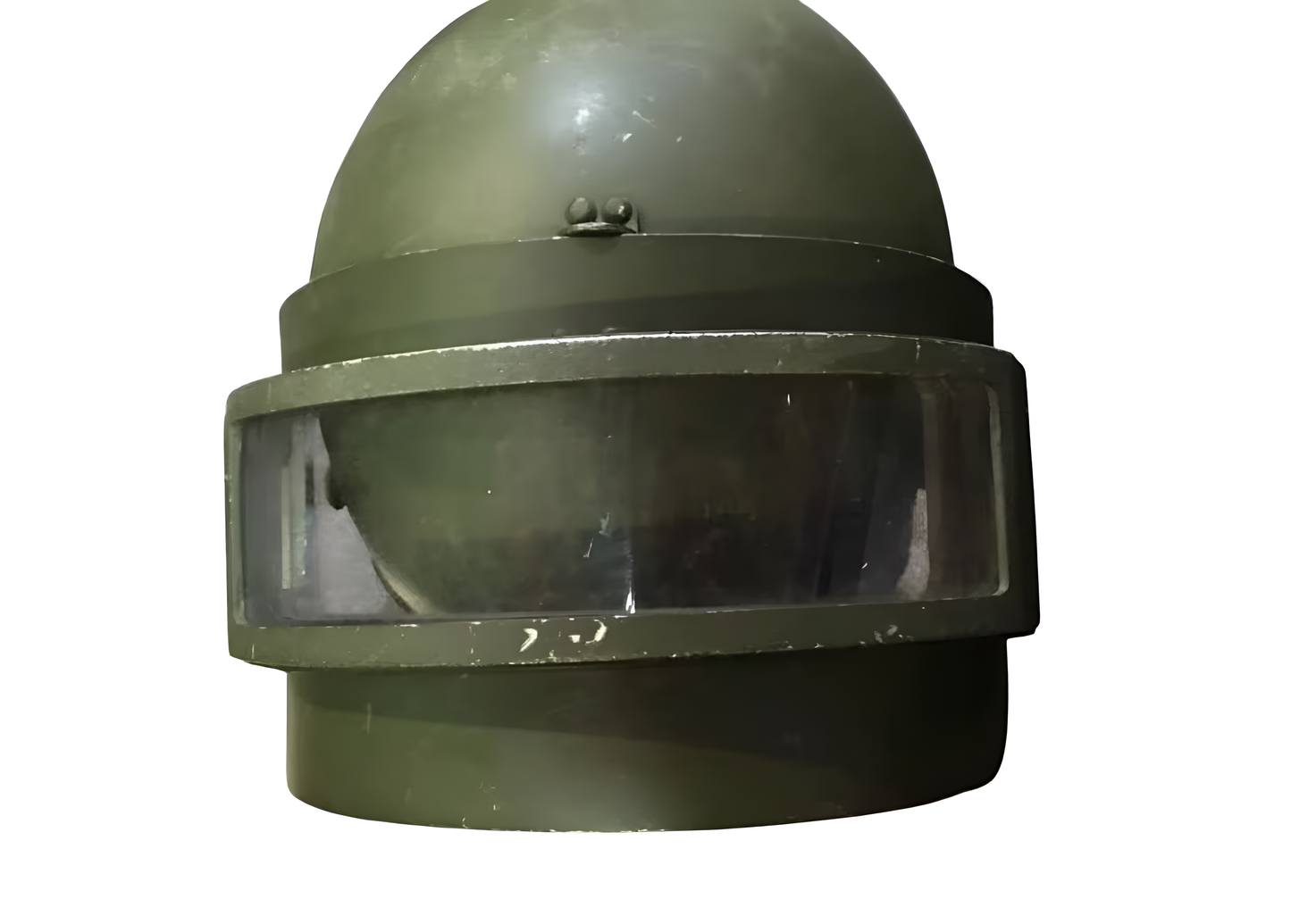 Authentic K6-3 Titanium Spetsnaz Helmet with Visor - Russian Soviet Bulletproof Class 2 Military Gear