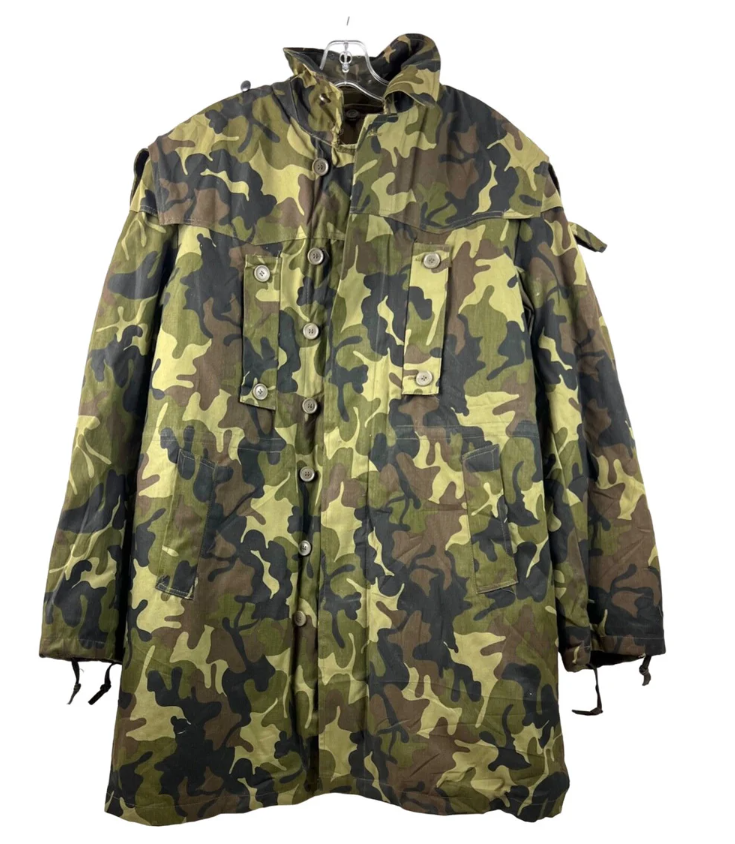 Romanian M90 Leaf Pattern Parka With Liner, jacket in M1990 camo.