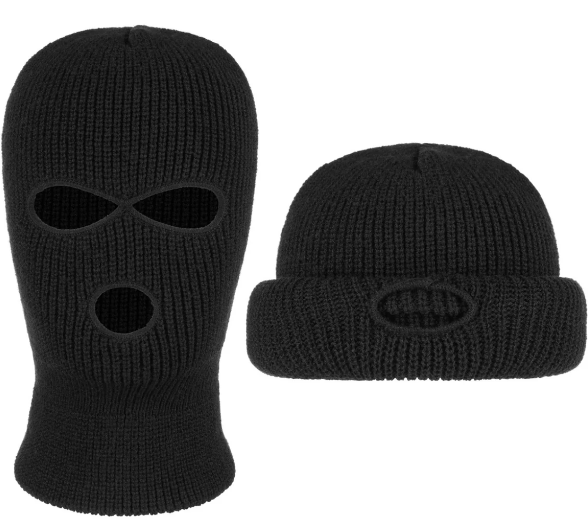 Spetsnaz Balaclava 3 Hole Knitted, Reproduction. Used by Soviet, Ukraine and Russian special forces.