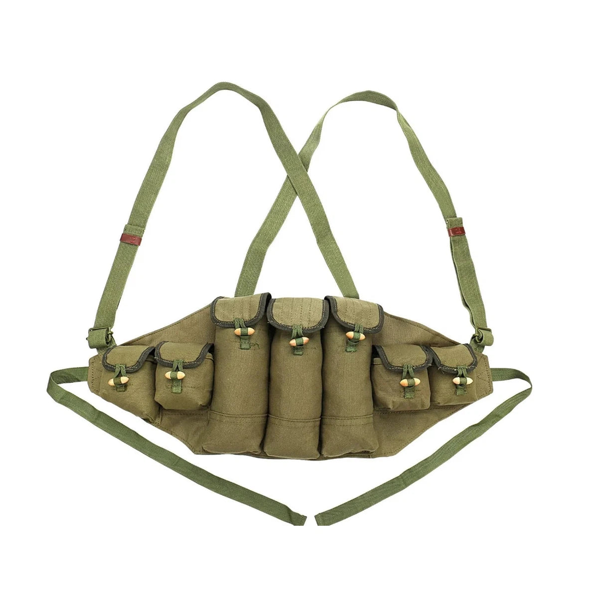 Chicom/chikom vest Type 56 AK Chest Rig – used in Soviet Chinese and Afghan armies, Used Good Condition. Tarkov.