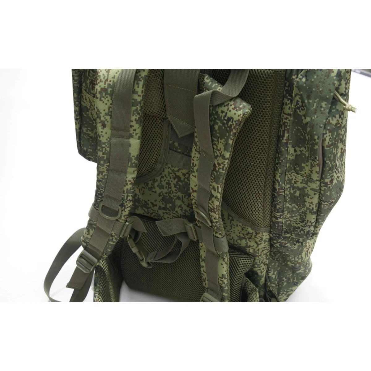 Tactical Russian/Soviet army raid backpack 6B38, combat gear Ratnik, EMR Flora camo. Volume 60L.