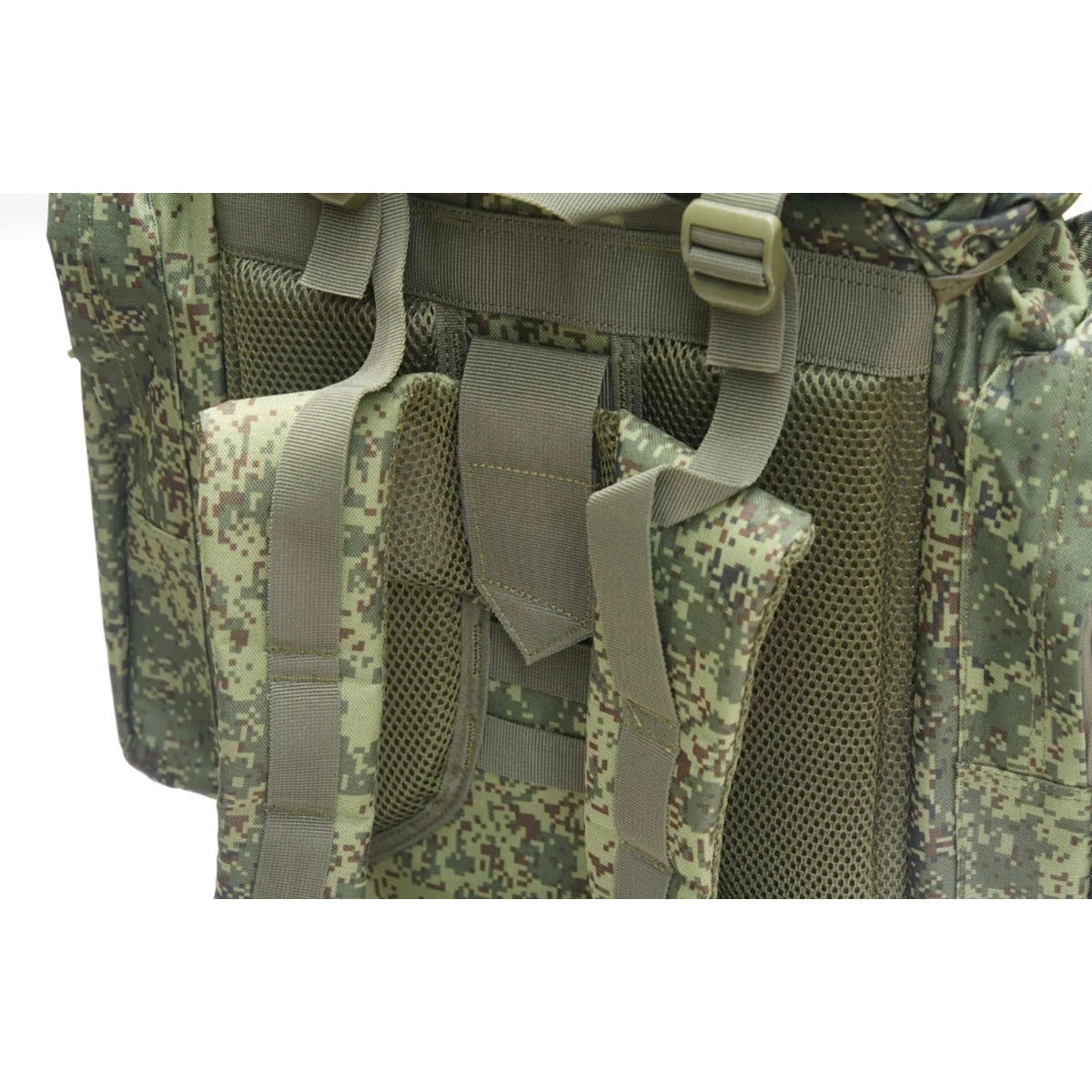 Tactical Russian/Soviet army raid backpack 6B38, combat gear Ratnik, EMR Flora camo. Volume 60L.