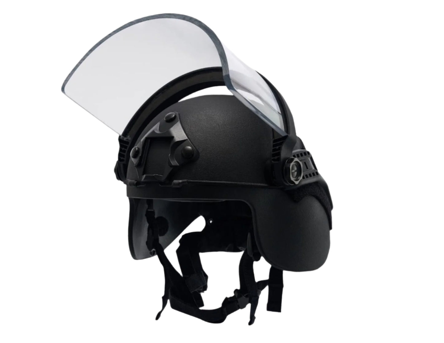 Perfect Replica of tactical helmet ZENTURIO C1300H evolution of AM 95 helmet with visor, used by German police and special forces, airsoft.