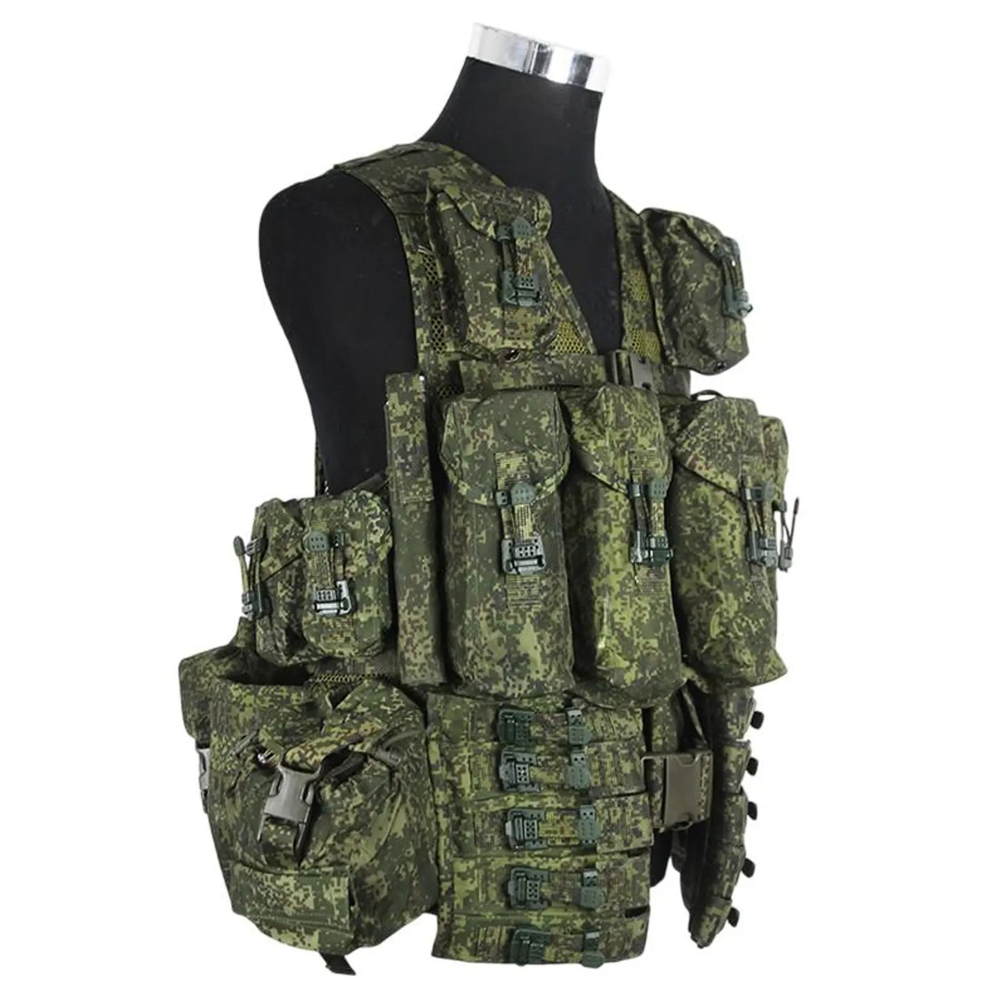 Russian Soviet Army 6SH117 Tactical Vest Gen 4 AK with Raid Backpack Set - Used Military Gear.