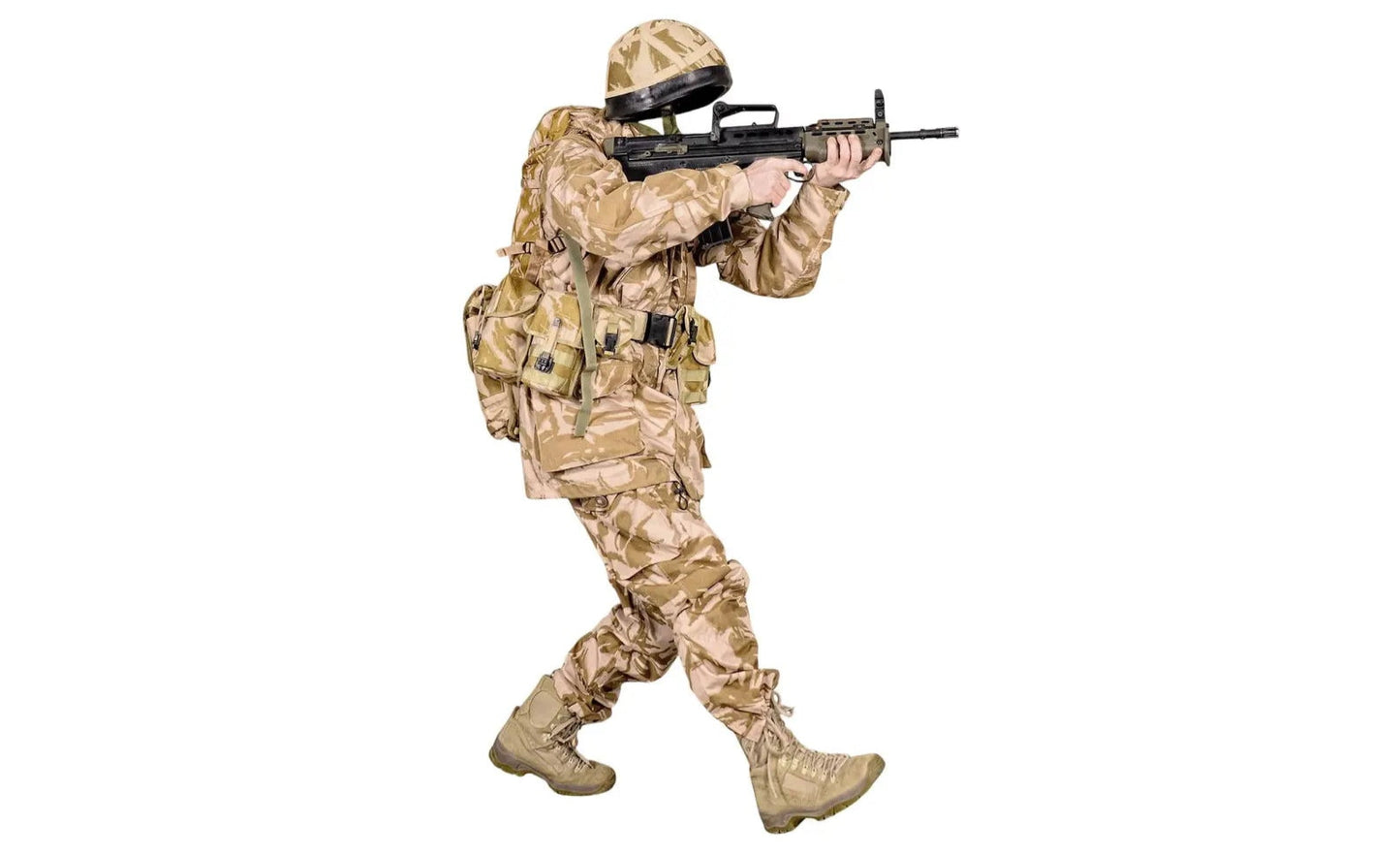 1990s British Army DPM Desert Camouflage Gear – Authentic Military tactical Surplus Suitable for airsoft.