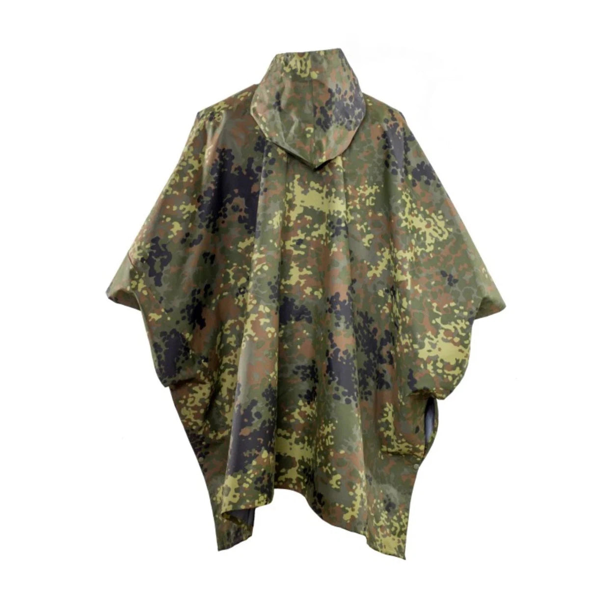 Original Bundeswehr Poncho, Cloak/Tent flecktarn camo, in a good condition.