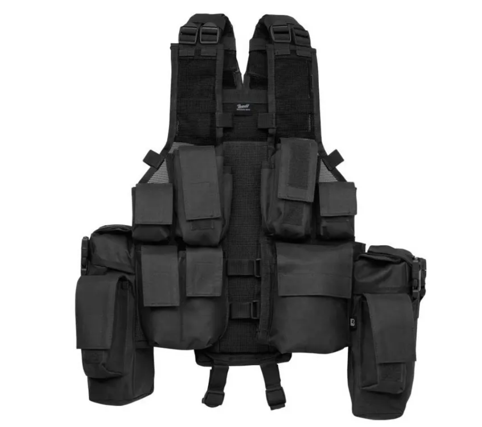 Tactical Black Vest SADF Pattern M83 by Molot Webbing system.