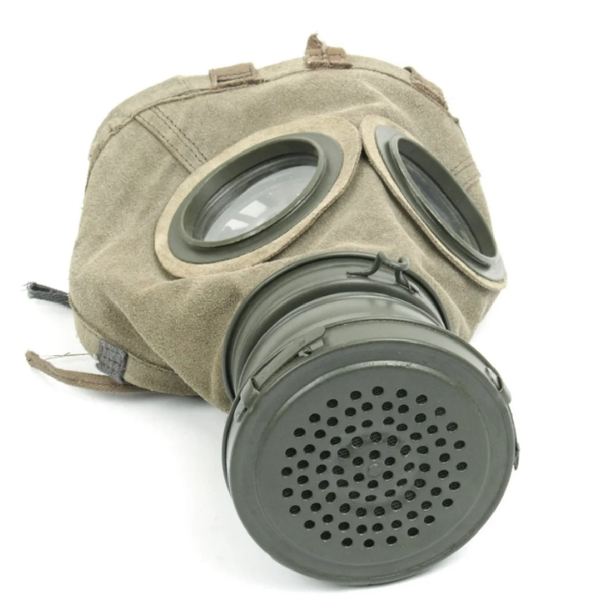 German Imperial WWI Leather Gas Mask Repro.