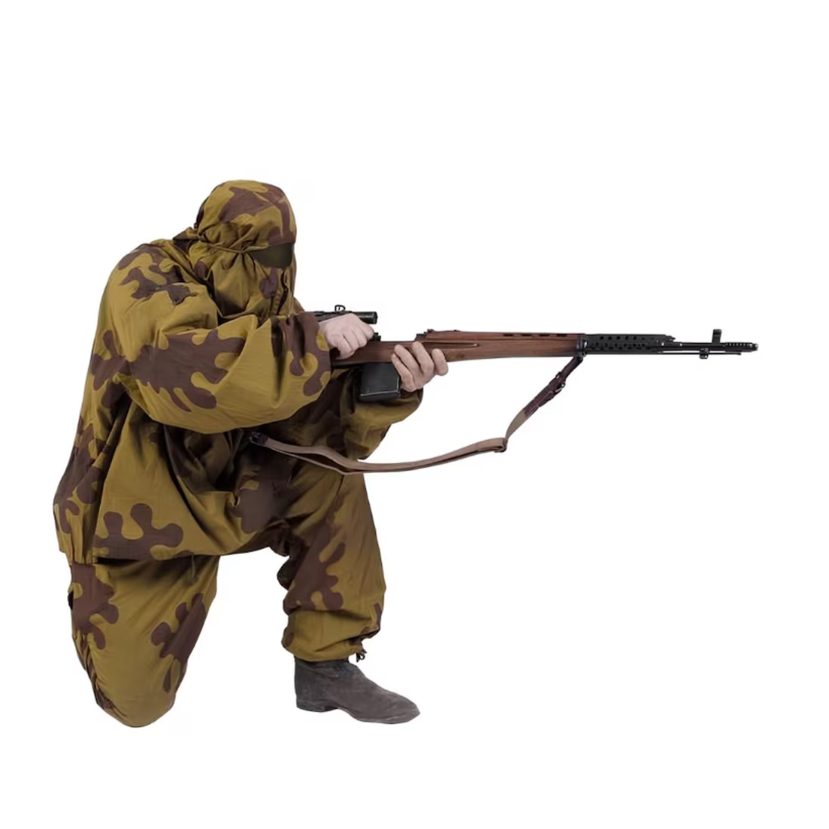 Soviet sniper camo suit (Amoeba) WW 2, it was used in the BDU, reconnaissance, as well as in the guards assault units of the Red Army RKKA