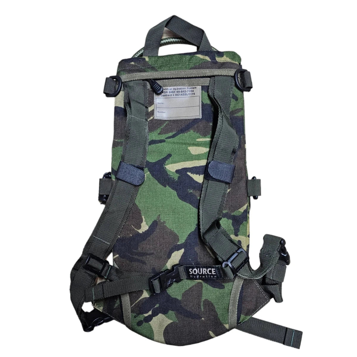 British Army Issue DPM Woodland Camo 3L Source Hydration Pack - Armorix