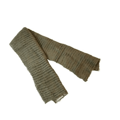 British army KeffIyeh Net Mesh Neck Scarf, 100% cotton olive green. - Armorix