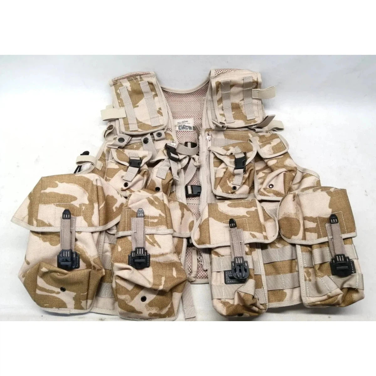 British army Osprey Load Bearing Vest Package, DPM camo, molle pouches, surplus. Webbing system. - Armorix