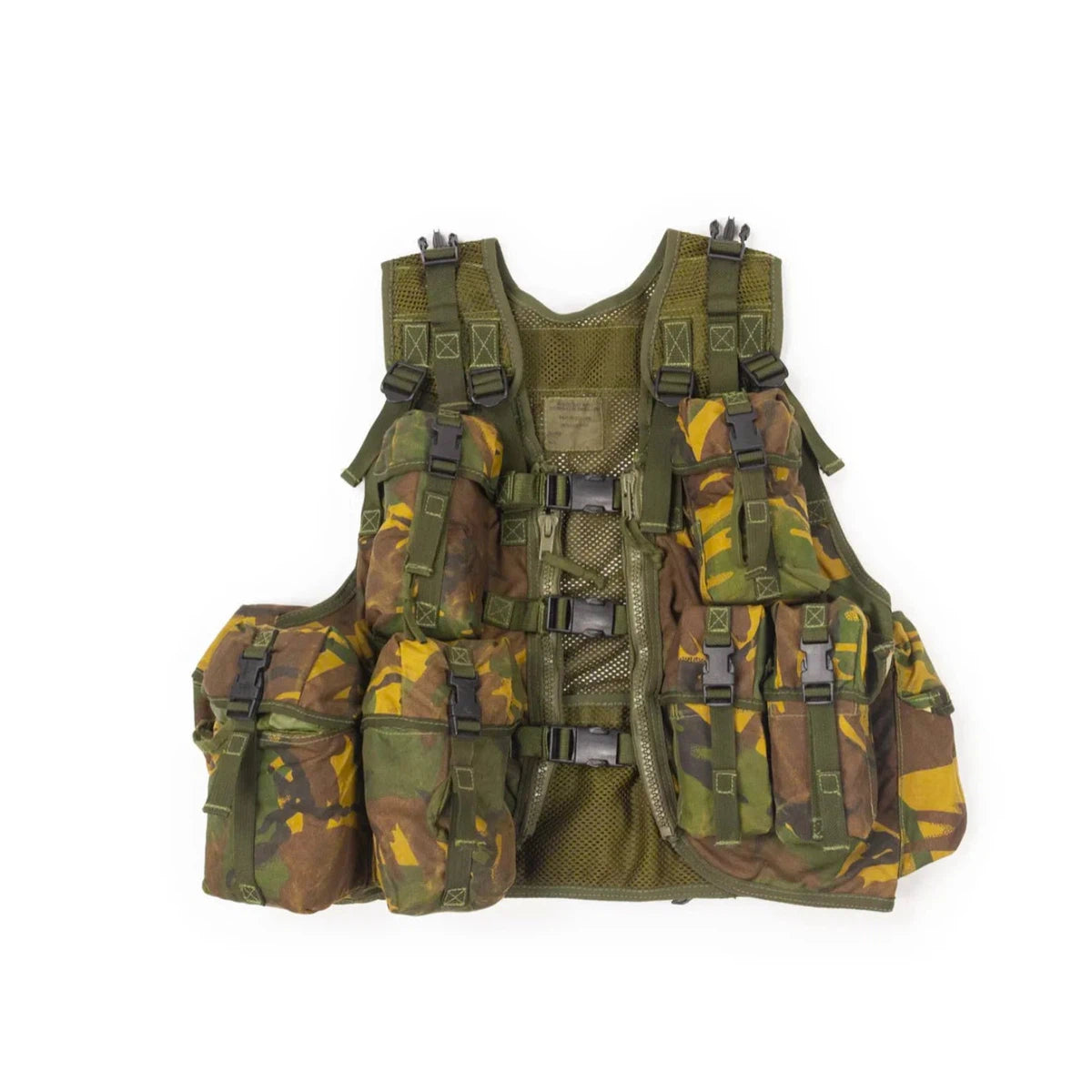 British army vest DPM, All Arms Assault Tactical Combat Vest Full Load,DPM analogue of Woodlan camo, MOLLE system. - Armorix