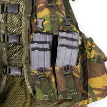 British army vest DPM, All Arms Assault Tactical Combat Vest Full Load,DPM analogue of Woodlan camo, MOLLE system. - Armorix