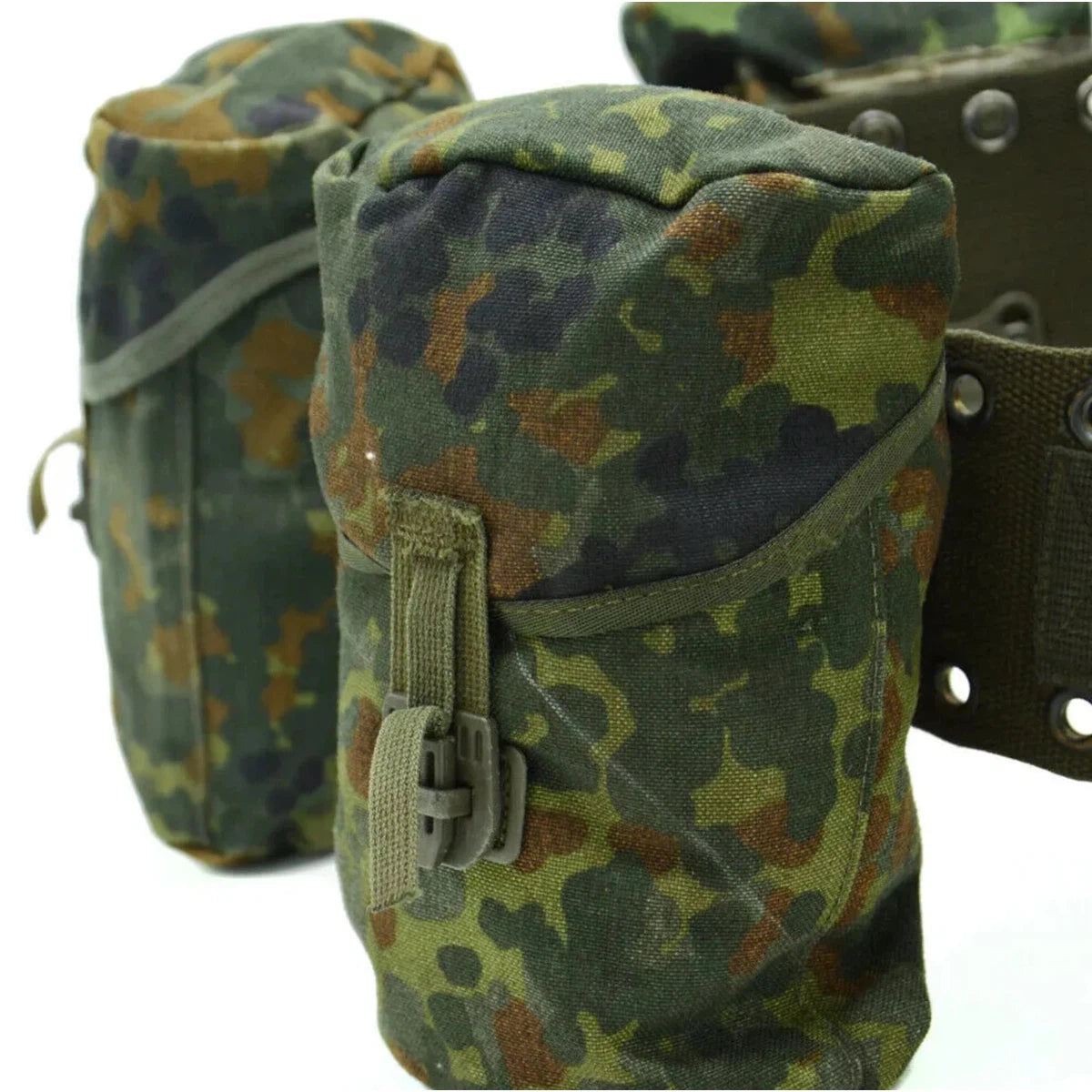 Bundeswehr Genuine German Army Chest Rig Flecktarn Tactical Webbing Set Vest. - Armorix