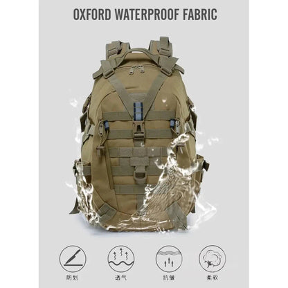 Military Backpack-Waterproof Hiking Survival Reflective Bag