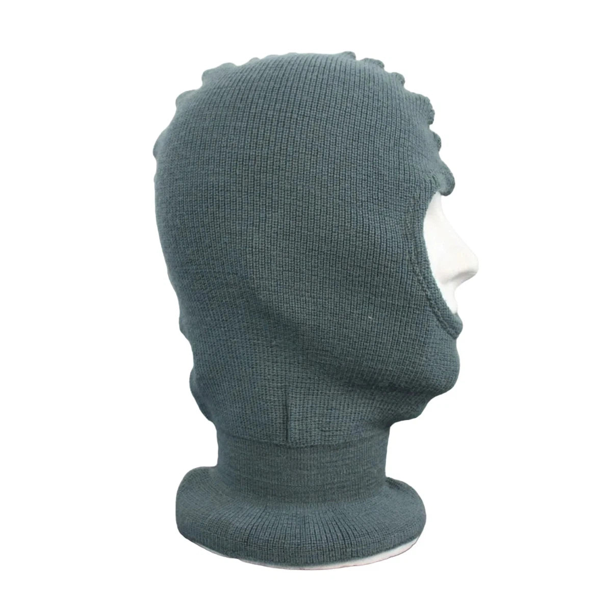 Genuine surplus swiss military balaclava, wool mix grey knitted grade.