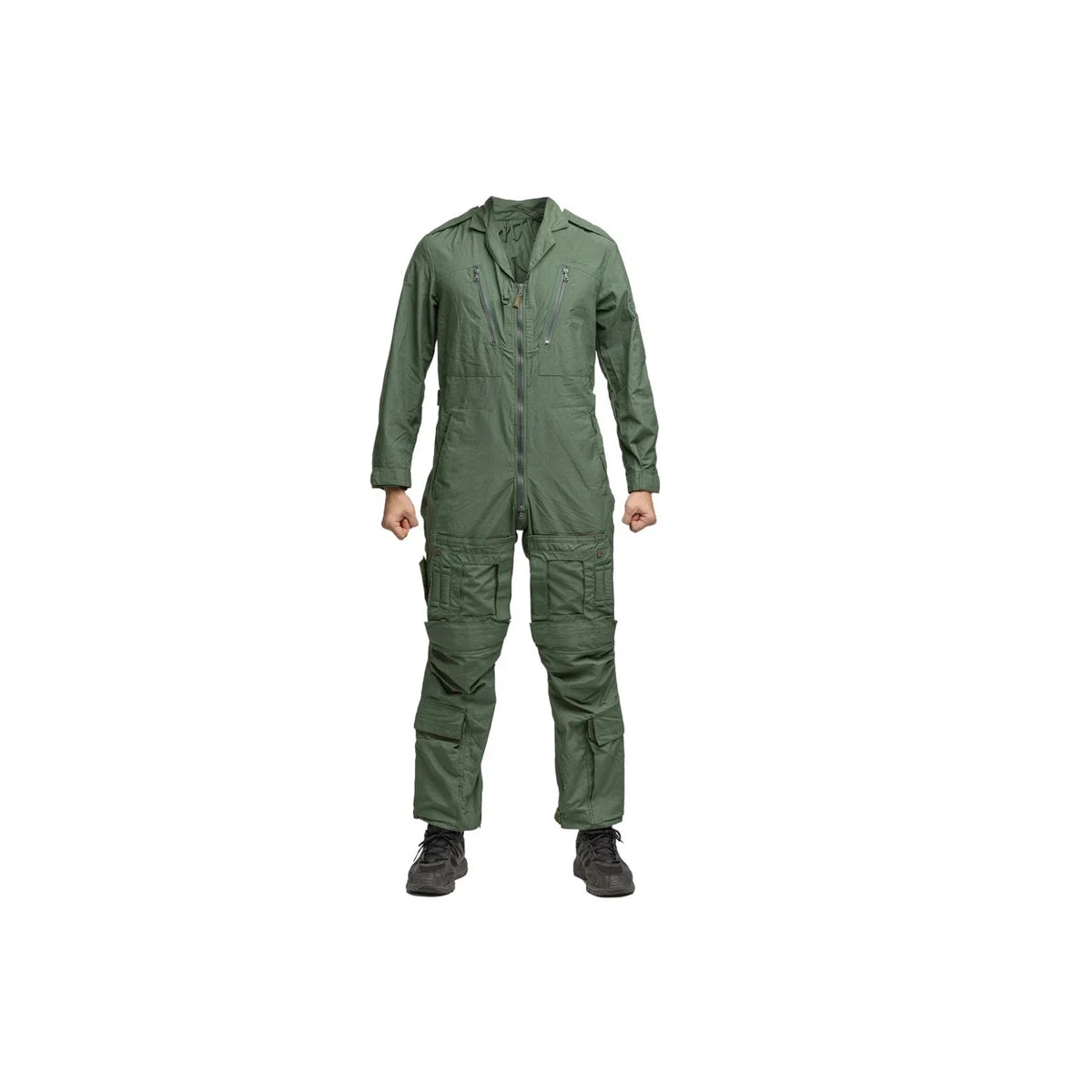 British army pilot Mk16A Flight Coverall, flight suit Green, Surplus.