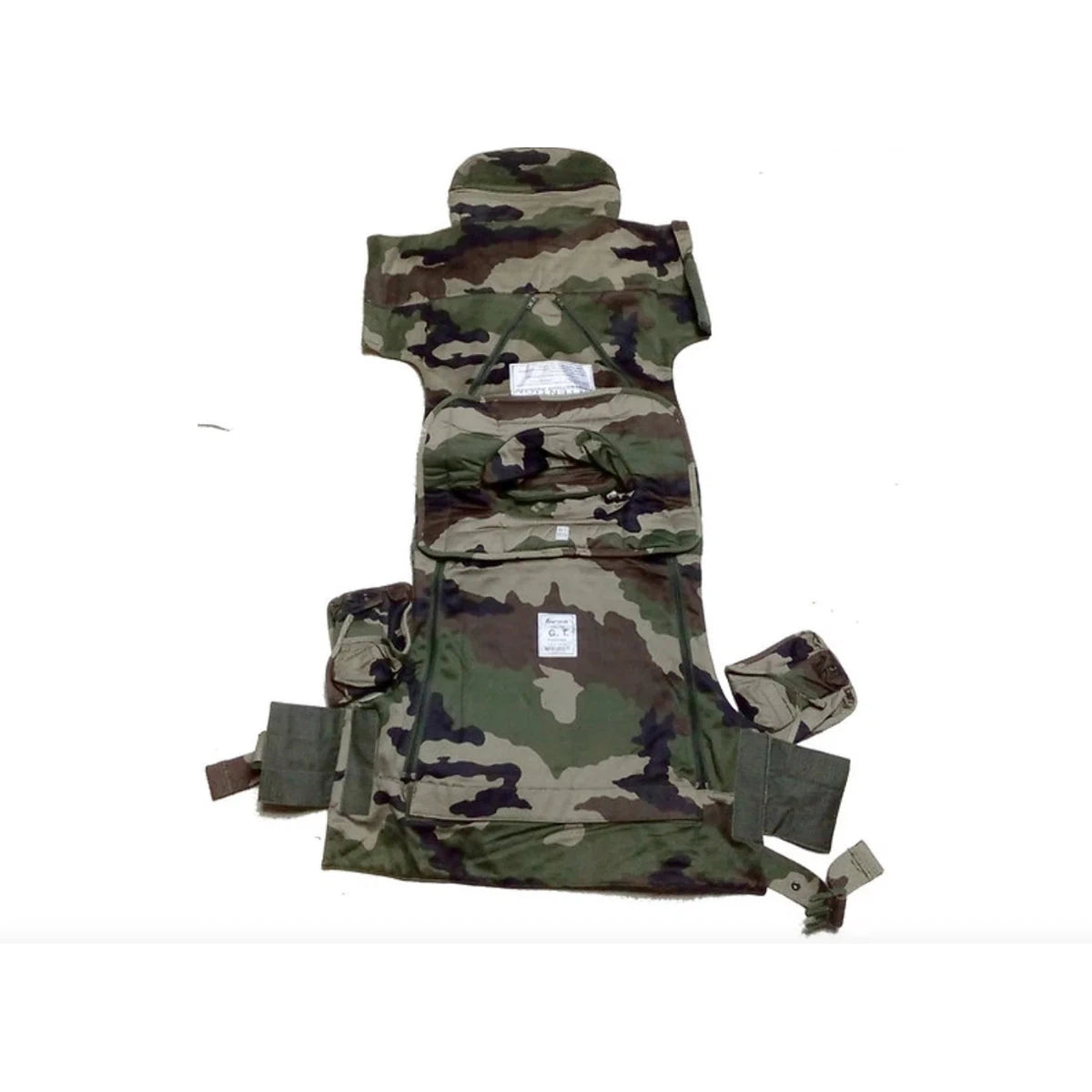 French Army / Foreign Legion Body Armour / plate carrier, vest cover CCE woodland camo.