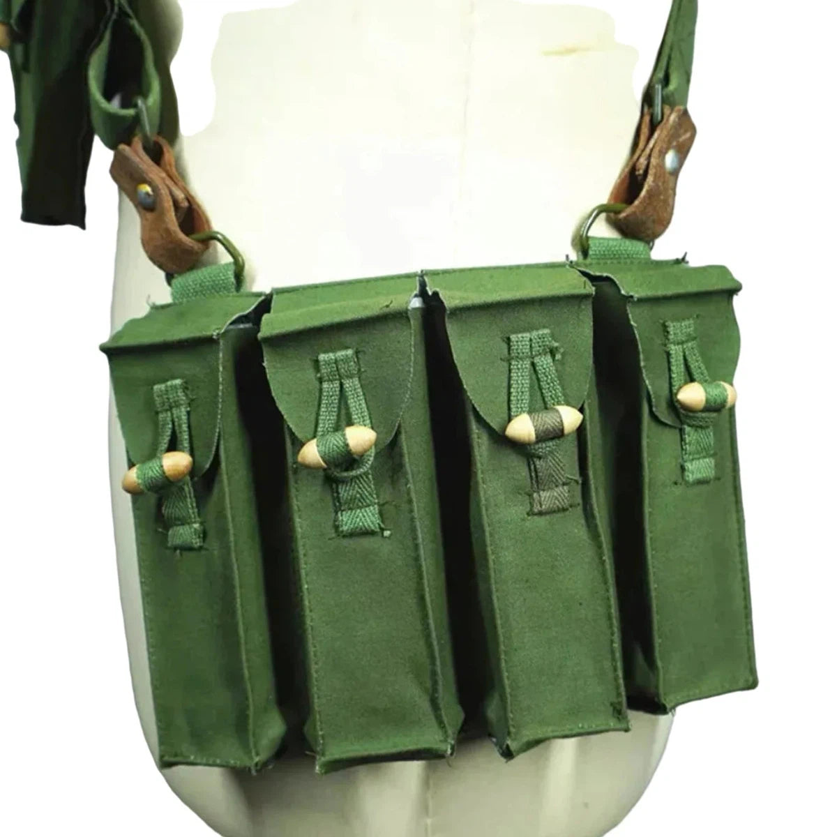 Original Surplus Vietnam War, Chinese Army Military Type 54 Shoulder bag Pouch for SMG ppsh-41 and pps-43.