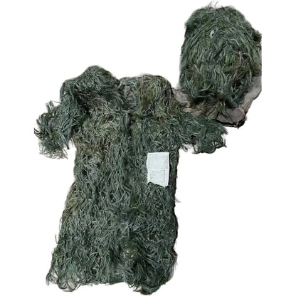 Original Surplus Vietnam Era, Chinese Army sniper camouflage suit with hood, made in 1969, ghillie suit.