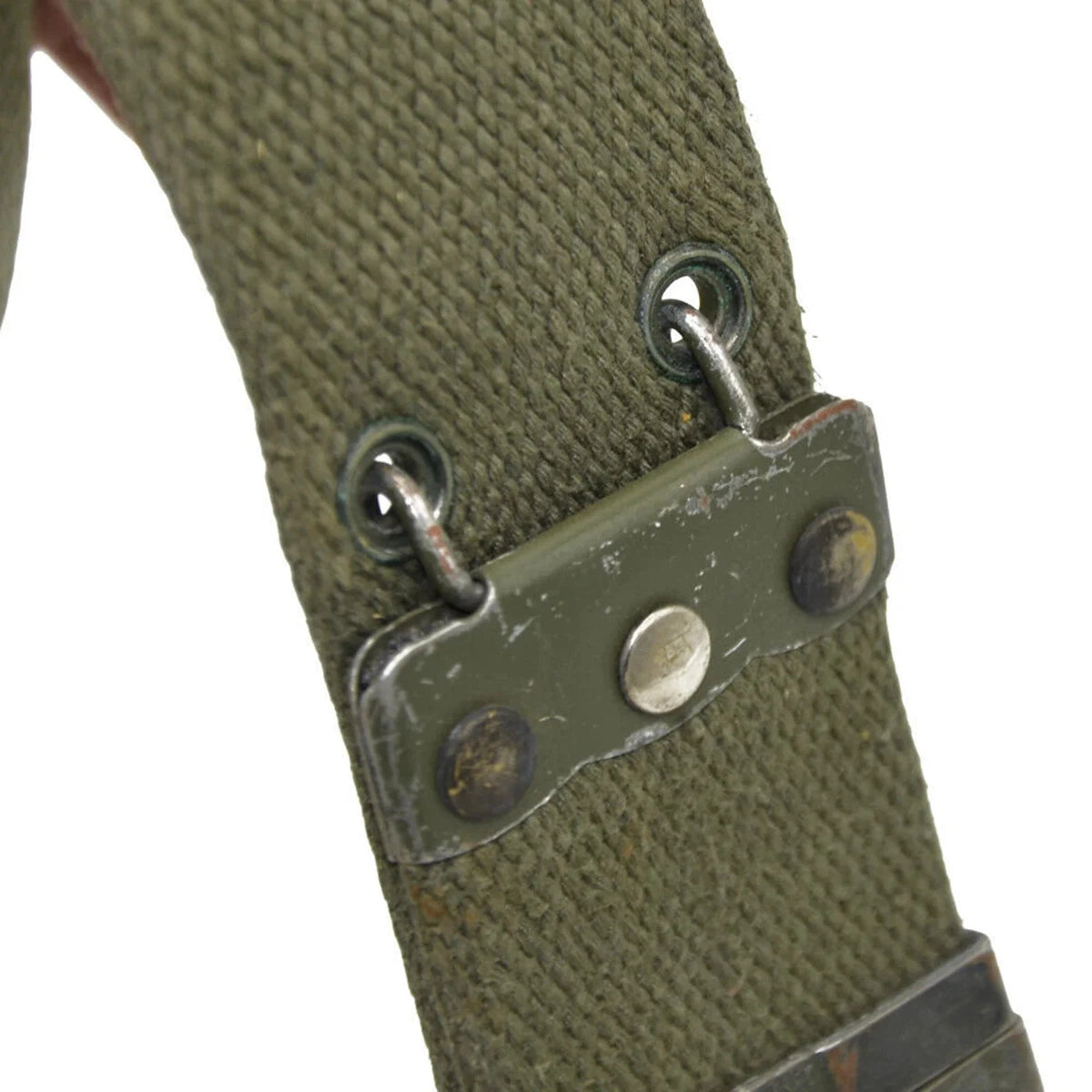 French Army Belt FAMAS Foreign Legion Combat System Olive Webbing Belt.