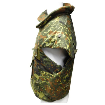 German army flecktarn Flak Vest, body armor, Protective vest cover frome Bundeswehr.