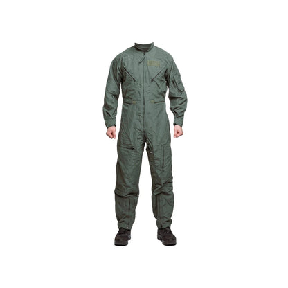 US CWU-27/P Flight Coverall, Sage Green, US Air Force pilot suit. In a very good condition. Used by pilots A10, F16, F15 and F14.