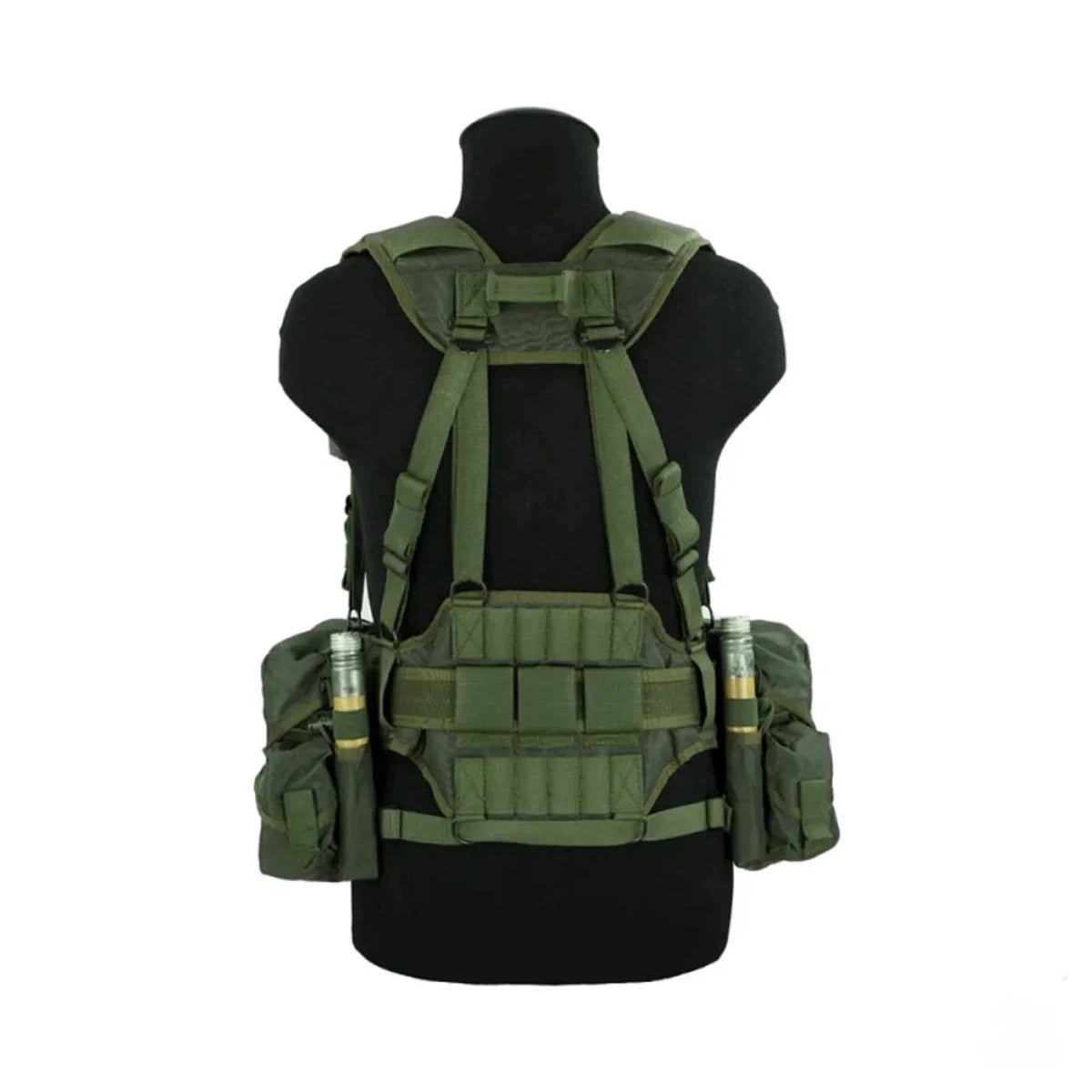 Original SSO "Smersh" Soviet and Russian Spetsnaz Tactical Vest with molle pouches for AK mags. Webbing system. Tarkov.