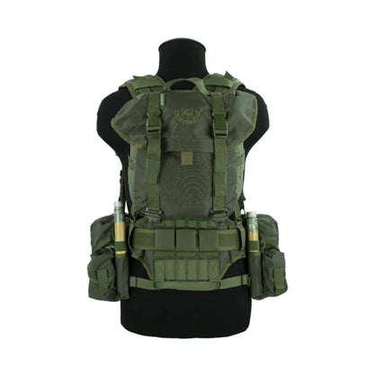 Original SSO "Smersh" Soviet and Russian Spetsnaz Tactical Vest with molle pouches for AK mags. Webbing system. Tarkov.