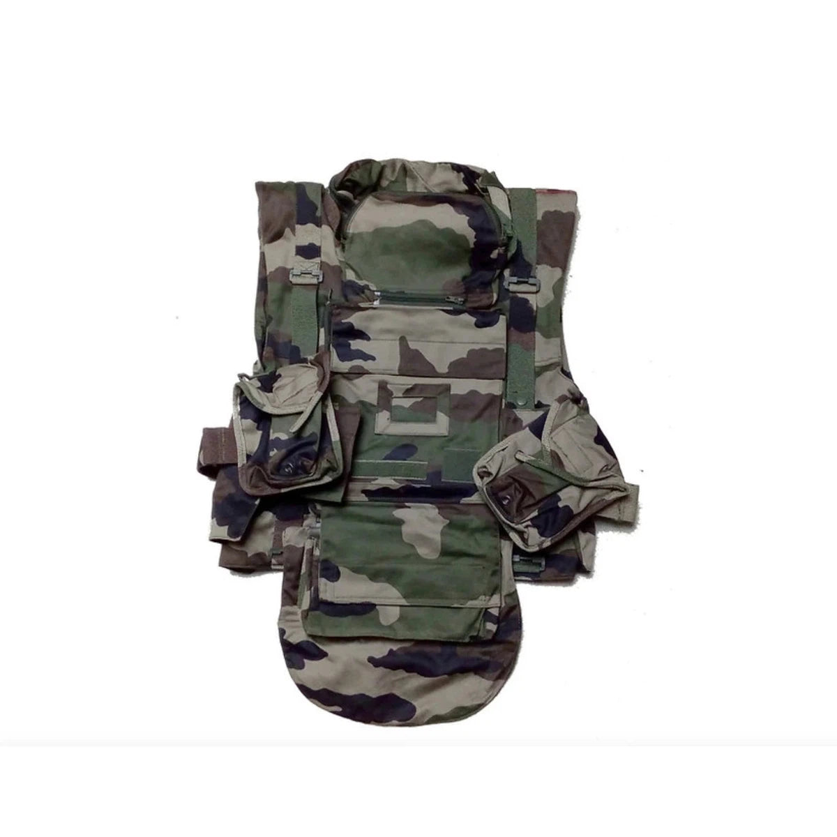 French Army / Foreign Legion Body Armour / plate carrier, vest cover CCE woodland camo.