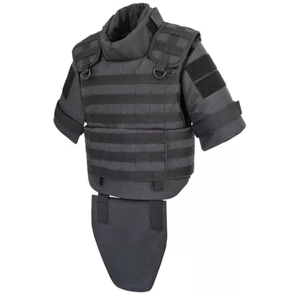 Ukraine Korsar M3d black tactical combat Body armor NIJ IIIa Standard. Bulletproof vest of the Ukrainian army plate carrier.