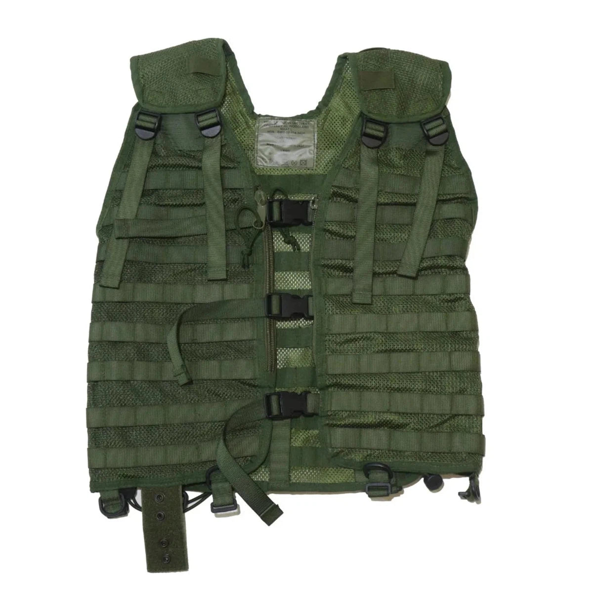 Dutch Army Modular Vest Tactical Chest Rig MOLLE Olive DPM Loaded + 8 Pouches