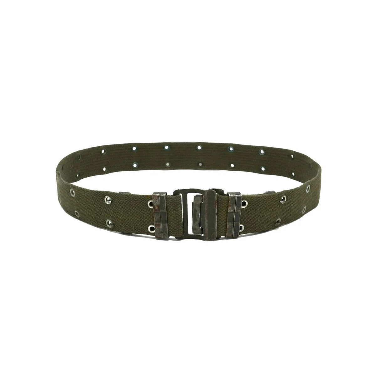 French Army Belt FAMAS Foreign Legion Combat System Olive Webbing Belt.