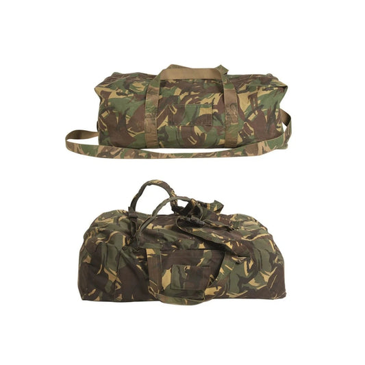 Dutch Military Surplus DPM Camo Pilot's Bag, Used.