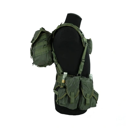 Original SSO "Smersh" Soviet and Russian Spetsnaz Tactical Vest with molle pouches for AK mags. Webbing system. Tarkov.