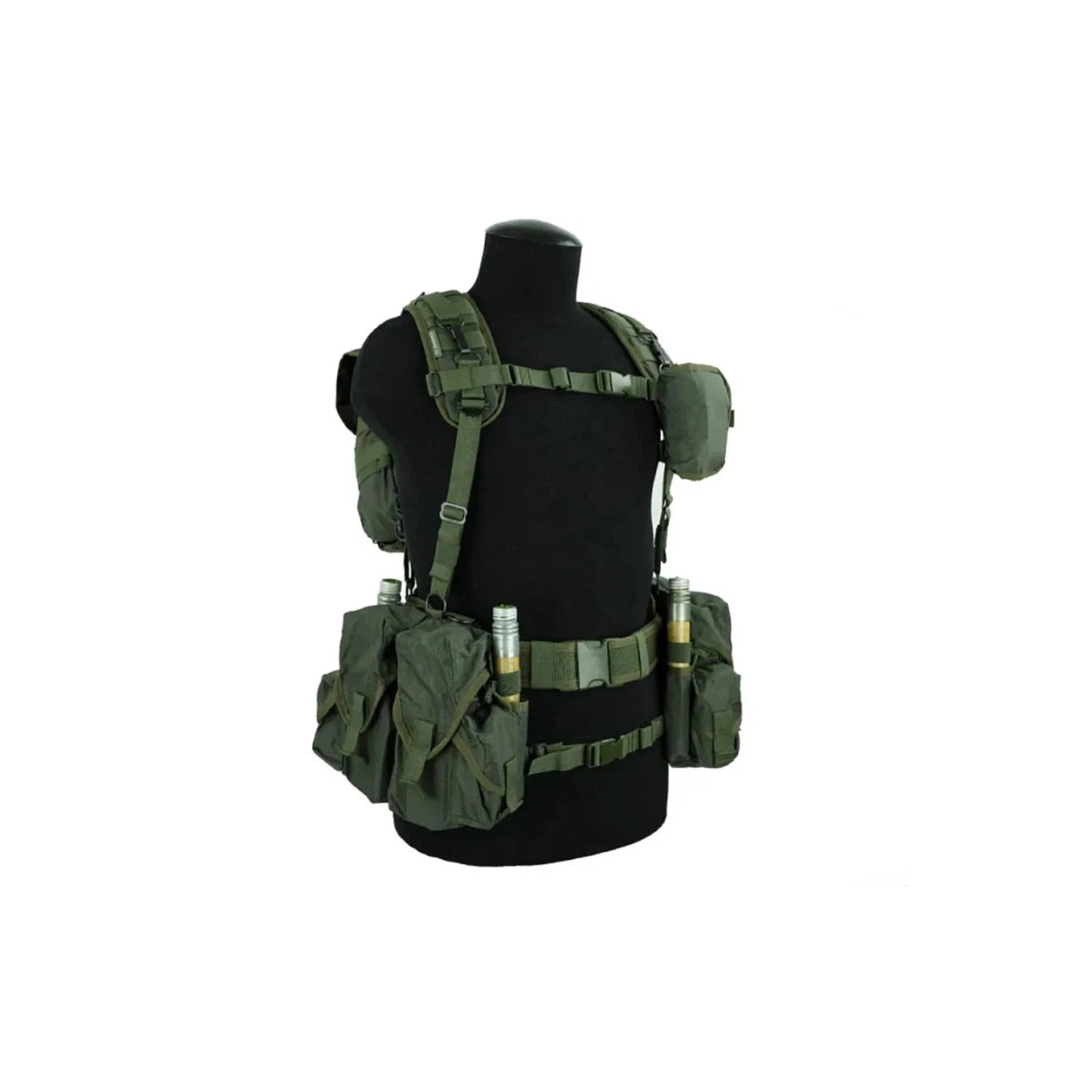 Original SSO "Smersh" Soviet and Russian Spetsnaz Tactical Vest with molle pouches for AK mags. Webbing system. Tarkov.