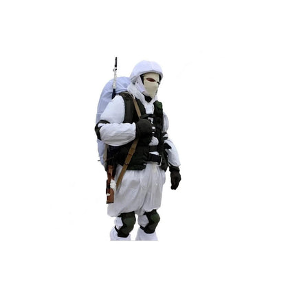 Soviet and Russian Army 6sh119 Ratnik Winter, Snow Masking Suit With: Jacket, Pants, and Gloves