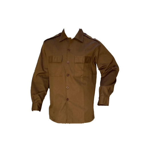 Original SADF, Summer Bush Jacket South African Nutria Brown SADF Military Surplus