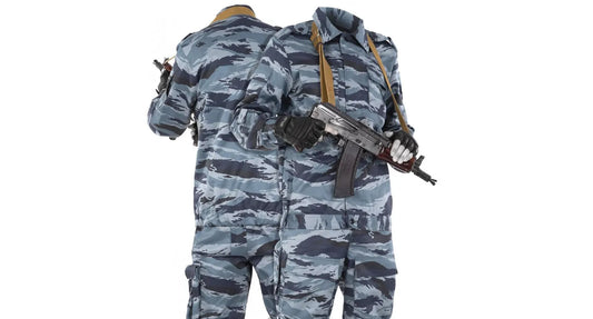 Summer camouflage suit Night 91 MP Official uniform of OMON, Soviet and Russian police and internal troops, Blue-gray camouflage.