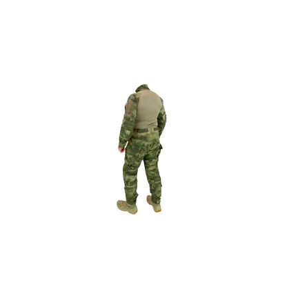 Original Army tactical SSO suit (KOMBAT type 3) jacket and pants in A-Tacs FG camouflage G3, suitable for airsoft.