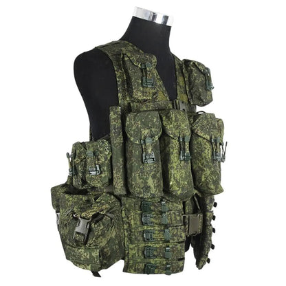 Russian Soviet Army 6SH117 Tactical Vest Gen 4 AK with Raid Backpack Set - Used Military Gear.