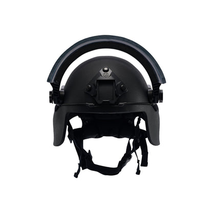 Perfect Replica of tactical helmet ZENTURIO C1300H evolution of AM 95 helmet with visor, used by German police and special forces, airsoft.