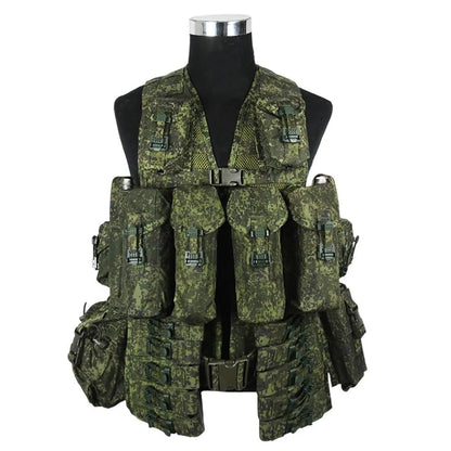 Russian Soviet Army 6SH117 Tactical Vest Gen 4 AK with Raid Backpack Set - Used Military Gear.