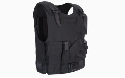 Police special forces tactical vest, KORA 1MK, Body Armor, Repro. Black color.