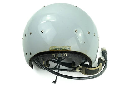 Original Russian and Ukrainian pilot helmet ZSH-7A with oxygen mask KM-34, MiG-31, MiG-35, Su-27.