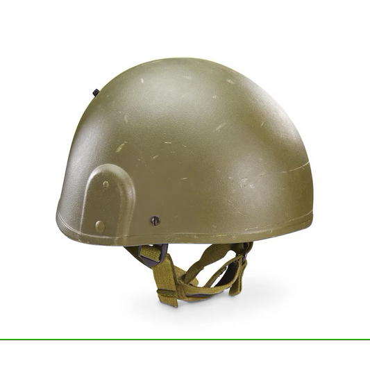 British Army Helmet, MK-6, bulletproof ballistic helmet made of Kevlar. Army NATO Military helmet.