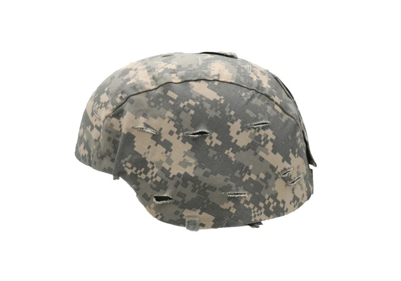 Original US army Used Army ACH ACU Digital Camo Combat Helmet Cover.