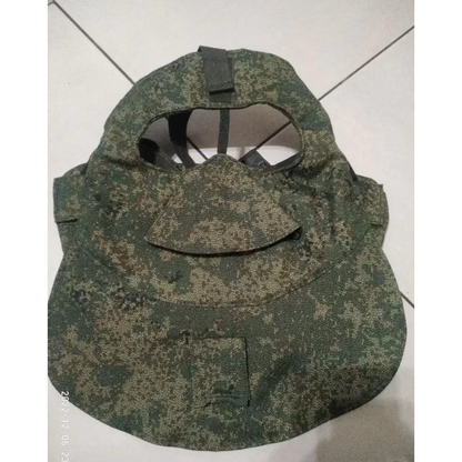 Russian/Soviet army Ratnik anti-fragmentation bomb mask 6b49, Permyachk set, VKPO EMR camo. With Kevlar.