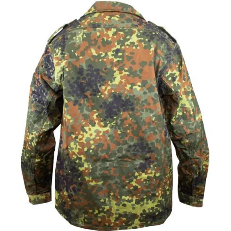 Original Bundeswehr ''German army" field tactical combat Shirt/Jacket Flecktarn camo.